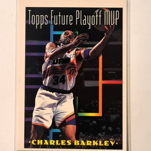 Charles Barkley 1994 Topps future playoff MVP #204  NBA Basketball Phoenix Suns Excellent sleeved