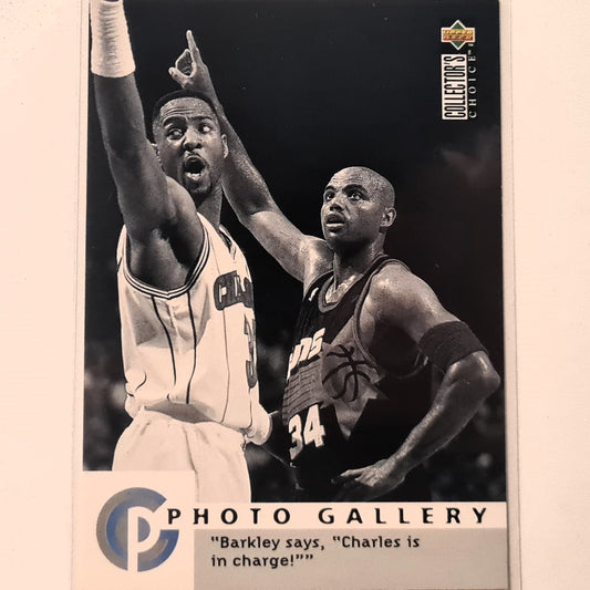 Charles Barkley 1995 Upper-Deck Photo Gallery #187 NBA Basketball Phoenix Suns Excellent sleeved