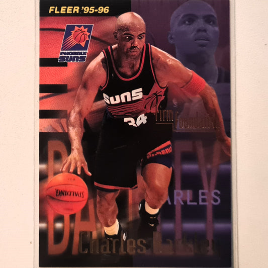 Charles Barkley 1996 Fleer 95-96 Firm Foundation #340 NBA Basketball Phoenix Suns Excellent sleeved