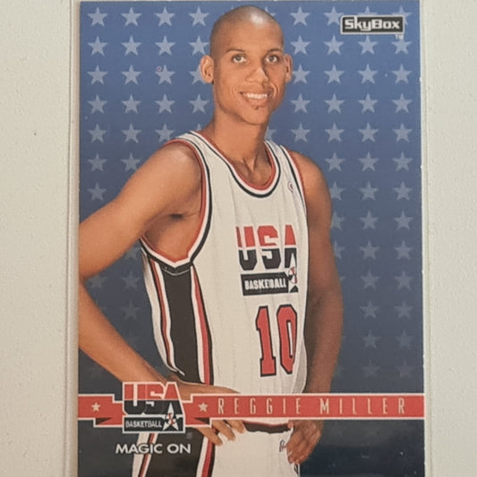 Reggie Miller 1994 Skybox NBA Basketball Magic On #78 NBA Detroit Pistons Excellent sleeved
