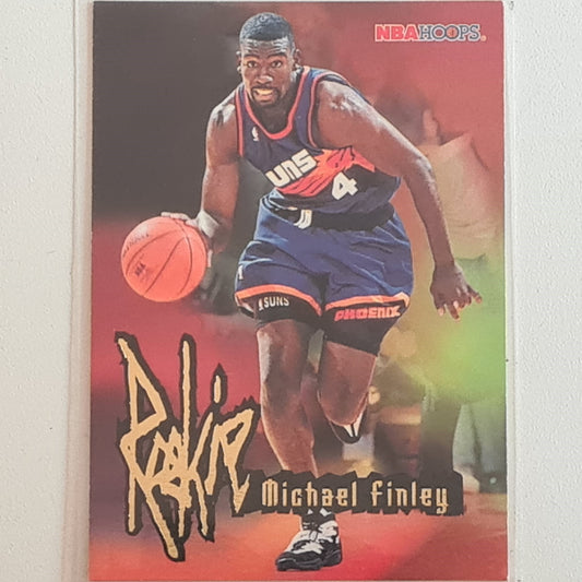 Michael Finley 1996 Skybox NBA  Hoops Basketball #277 Rookie card Phoenix Suns VGC sleeved cased