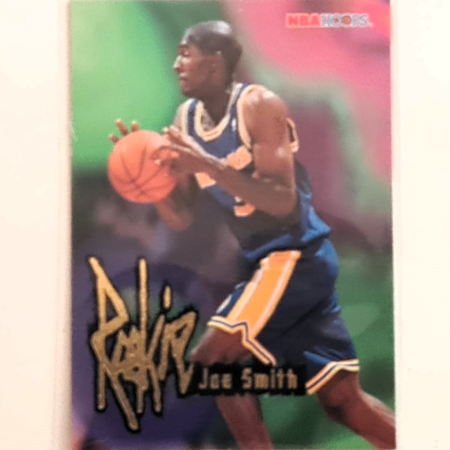 Joe Smith 1996 Skybox NBA Hoops Basketball #215 Rookie card Golden State Warriors Excellent sleeved