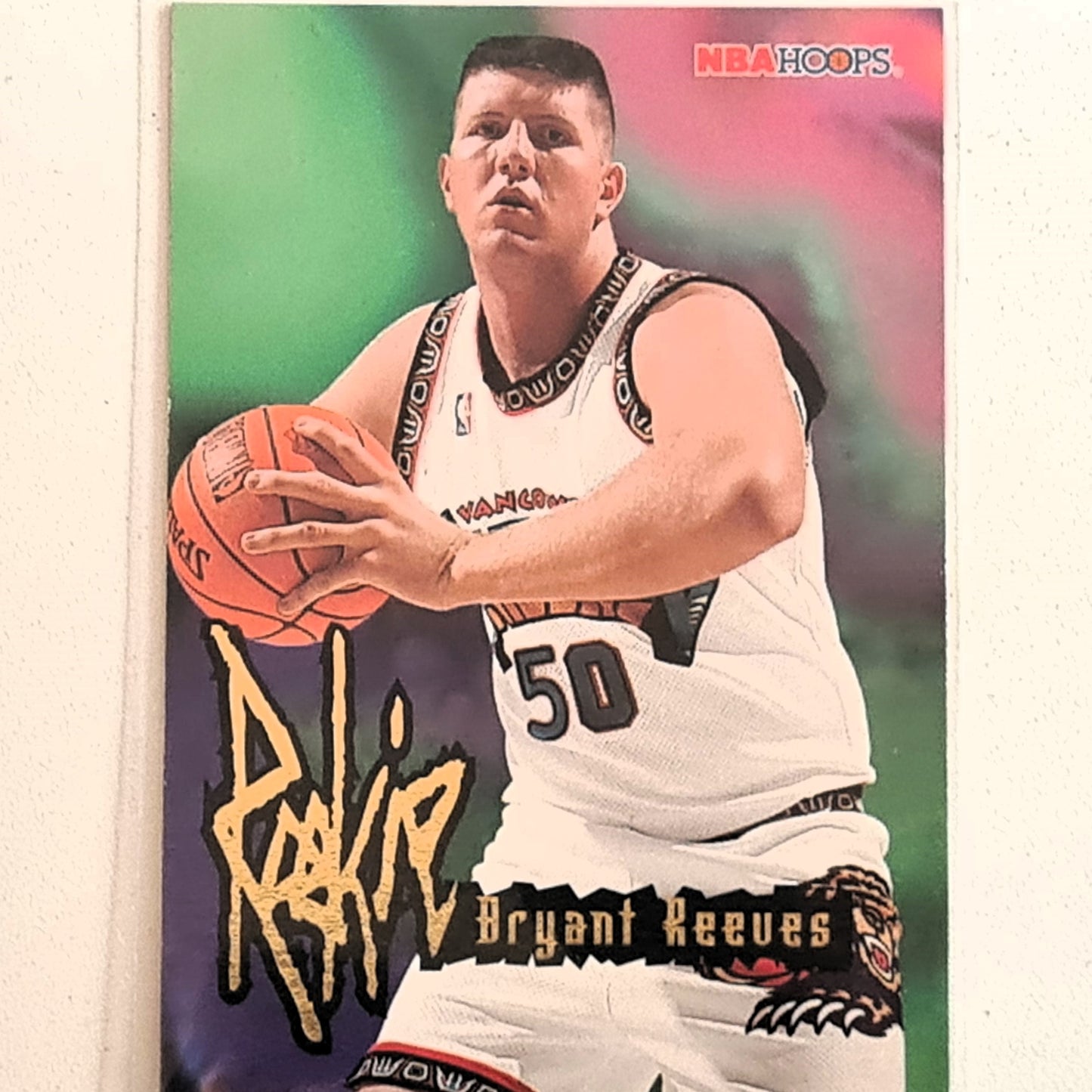 Bryant Reeves 1996 Skybox NBA Hoops Basketball #289 Rookie card Vancouver Grizzlies Excellent sleeved