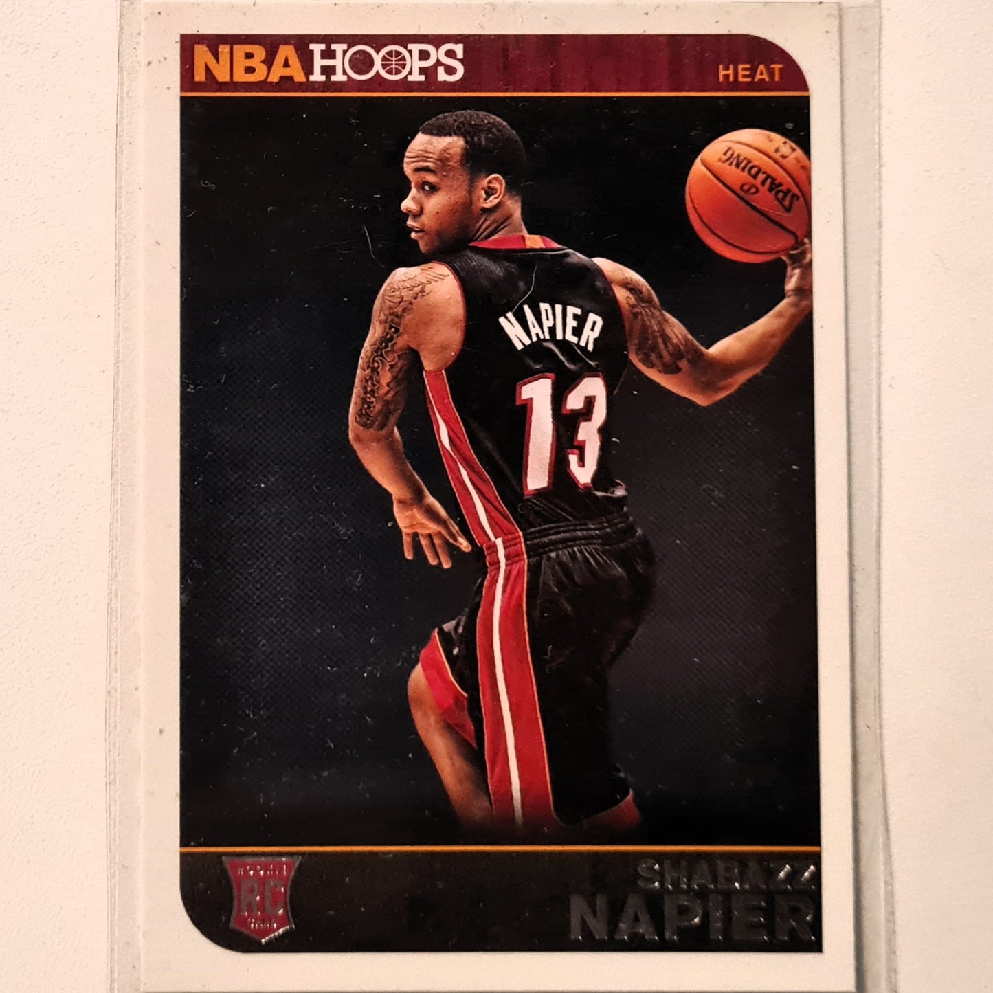 Shabazz Napier 2014-15 Panini NBA Hoops Rookie RC #281 NBA Basketball Miami heat Excellent sleeved