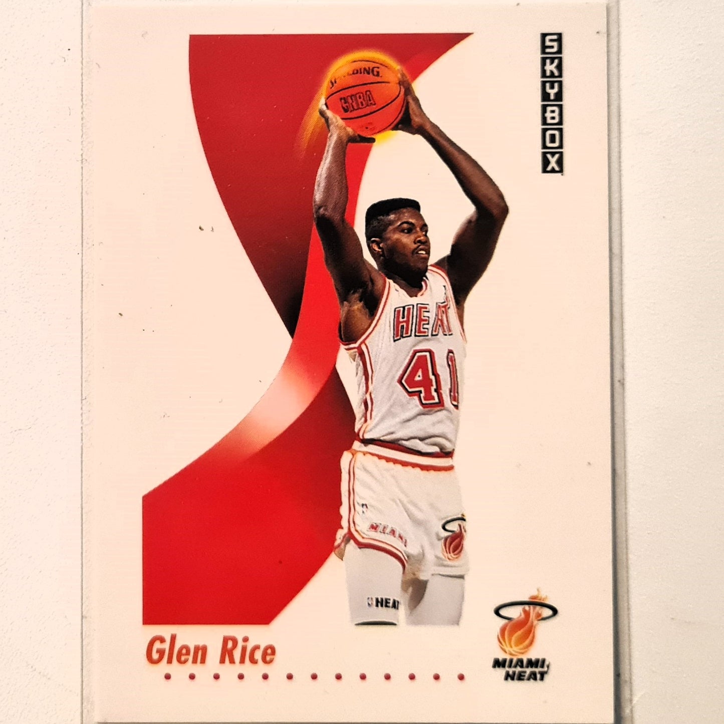 Glen Rice 1991 Skybox  #151 NBA Basketball Miami Heat excellent sleeved