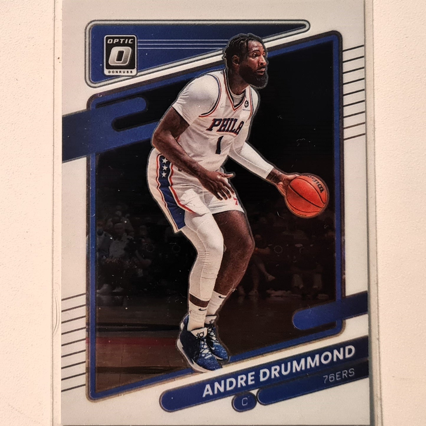 Andre Drummond 2021-22 Panini Donruss Optic #2 NBA Basketball Philadelphia 76ers Excellent/mint sleeved