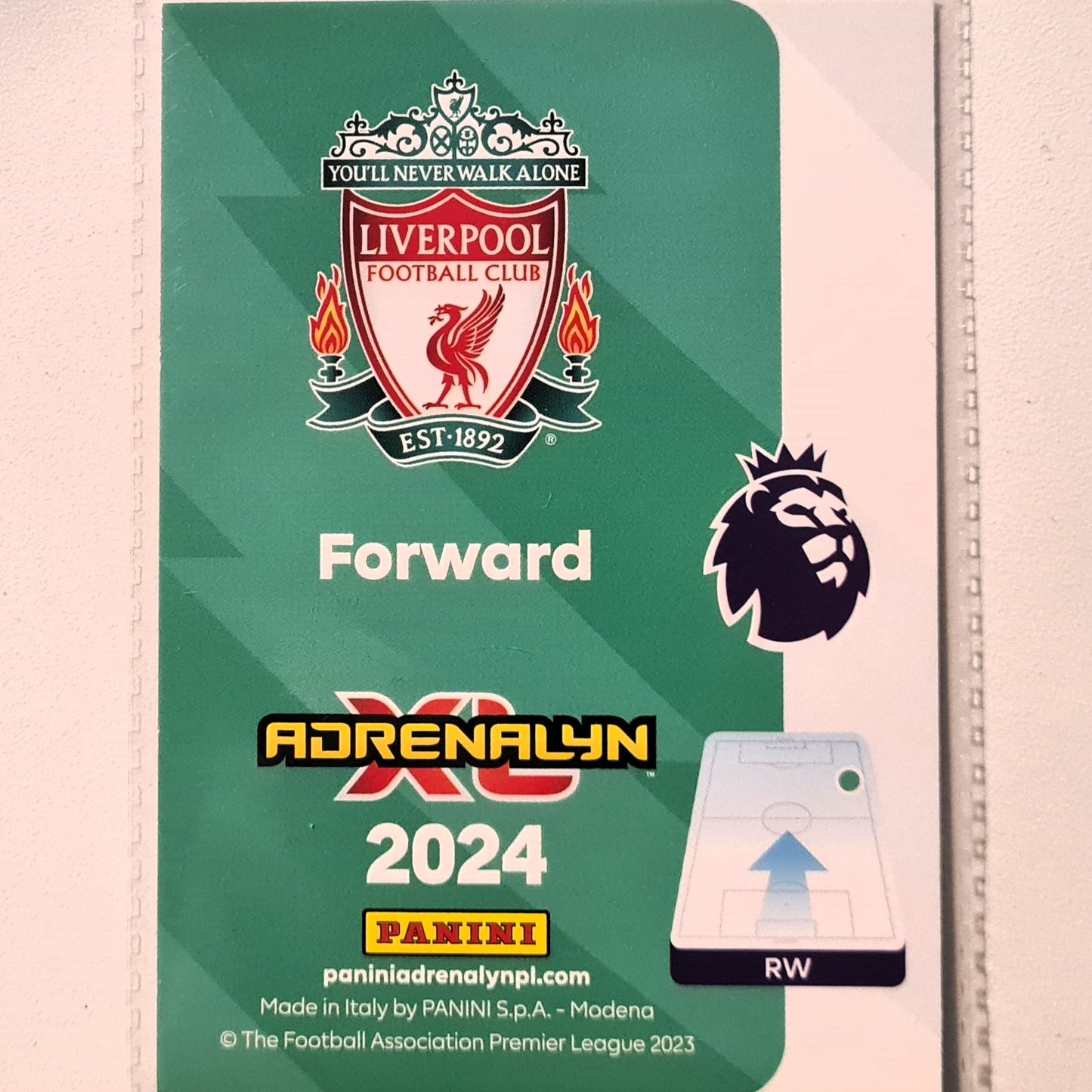 Mohammed Salah 2024 Panini Adrenalyn XL #202 Soccer Football Liverpool Excellent Sleeved