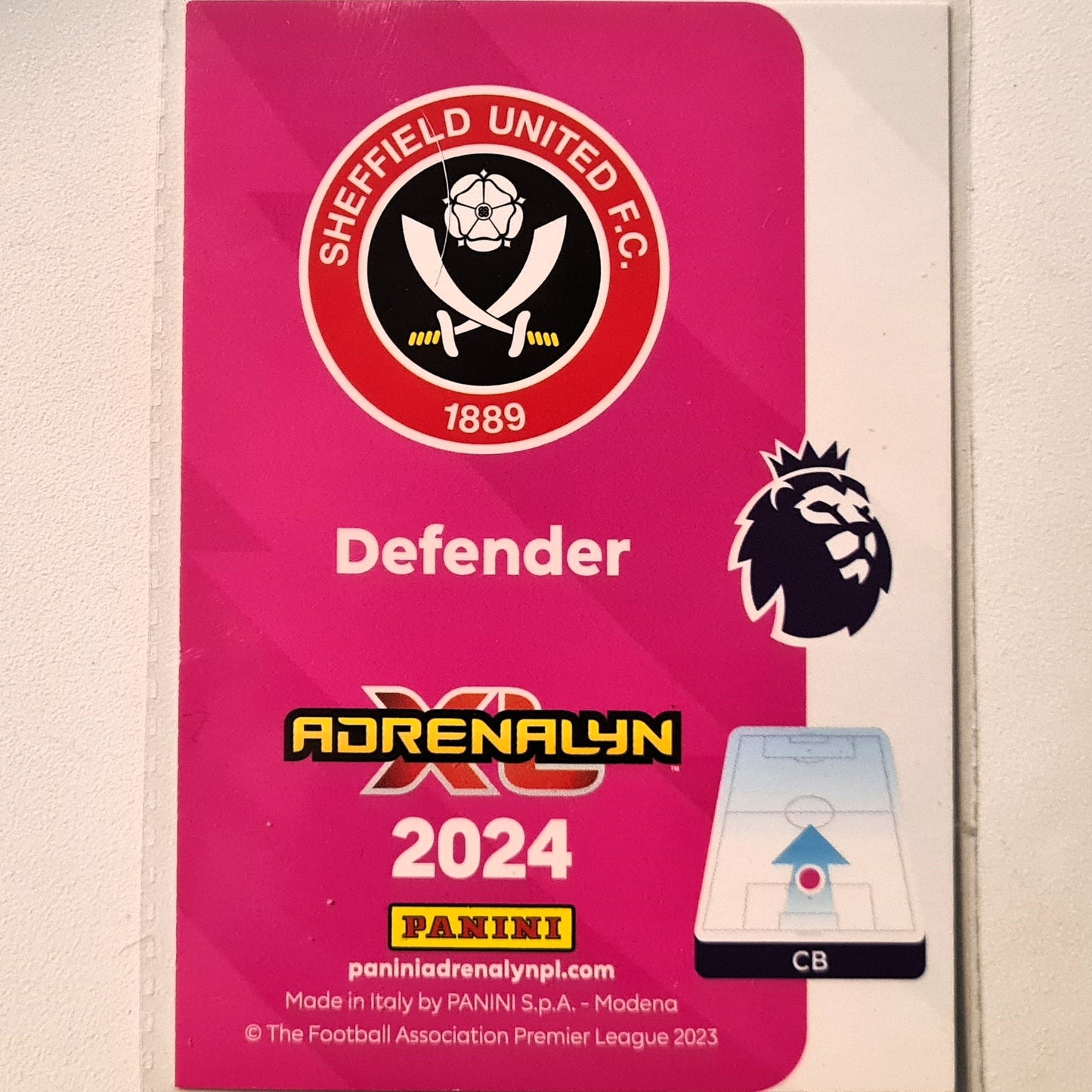 Anel Ahmedhodzic 2024 Panini Adrenalyn XL World Class #448 Soccer Football Sheffield United Excellent Sleeved