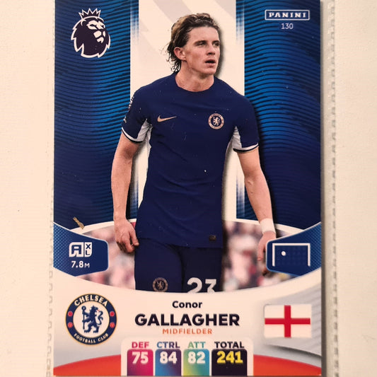 Conor Gallagher 2024 Panini Adrenalyn XL #130 Soccer Football Chelsea Excellent Sleeved