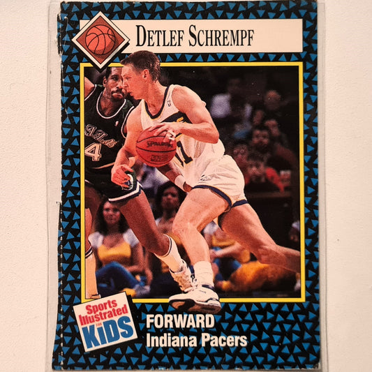 Detlef Schrempf 1992 sports illustrated kids #97 NBA Basketball Indiana Pacers  good Sleeved