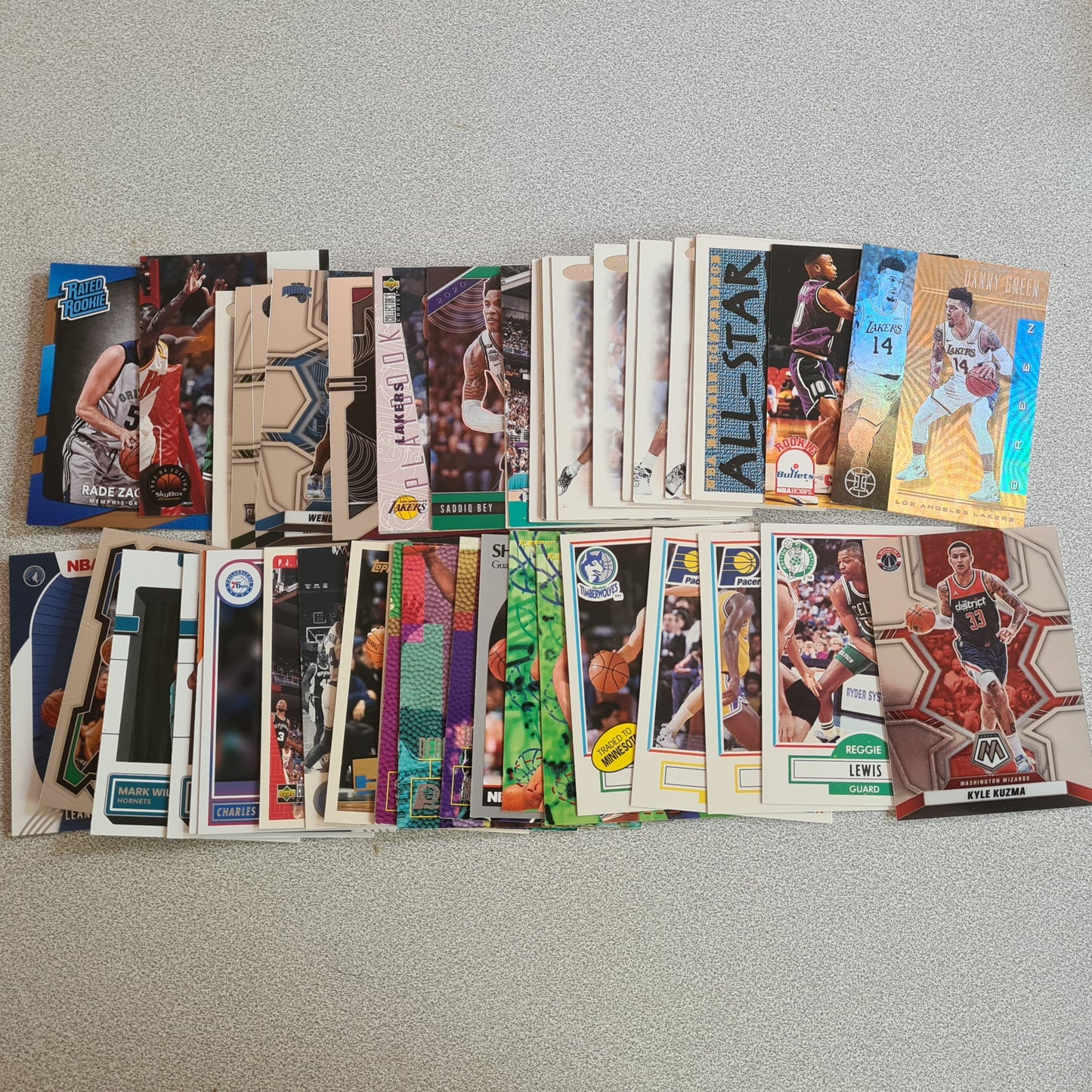 1990's to modern Era Basketball cards mixed bundle 50 card job lot #NBA003