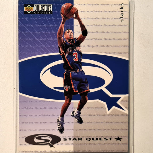 John Starks 1997 Upper-Deck Star Quest SQ16 NBA Basketball New York Knicks Excellent Sleeved