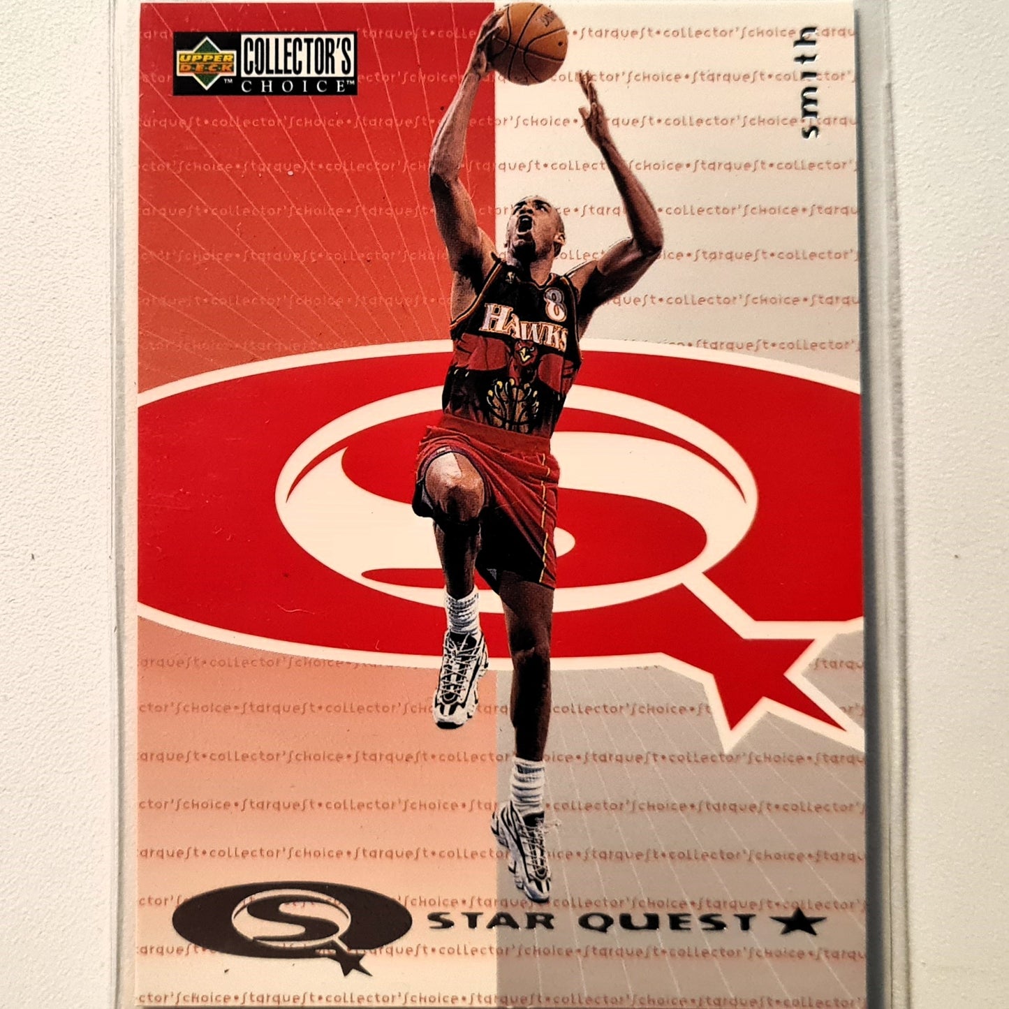 Steve Smith 1997 Upper-Deck Star Quest SQ18 NBA Basketball Atlanta Hawks  Excellent Sleeved