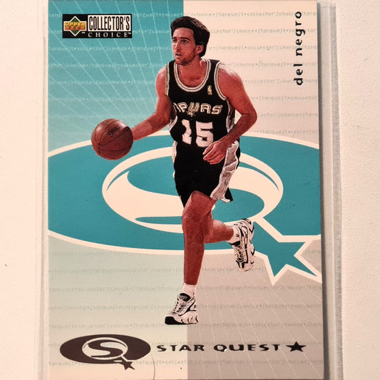 Vinny Del Negro 1997 Upper-Deck Star Quest SQ20 NBA Basketball San Antonio Spurs Excellent Sleeved