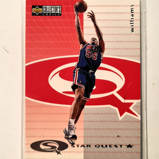 Jayson Williams 1997 Upper-Deck Star Quest SQ21 NBA Basketball New Jersey Nets Excellent Sleeved