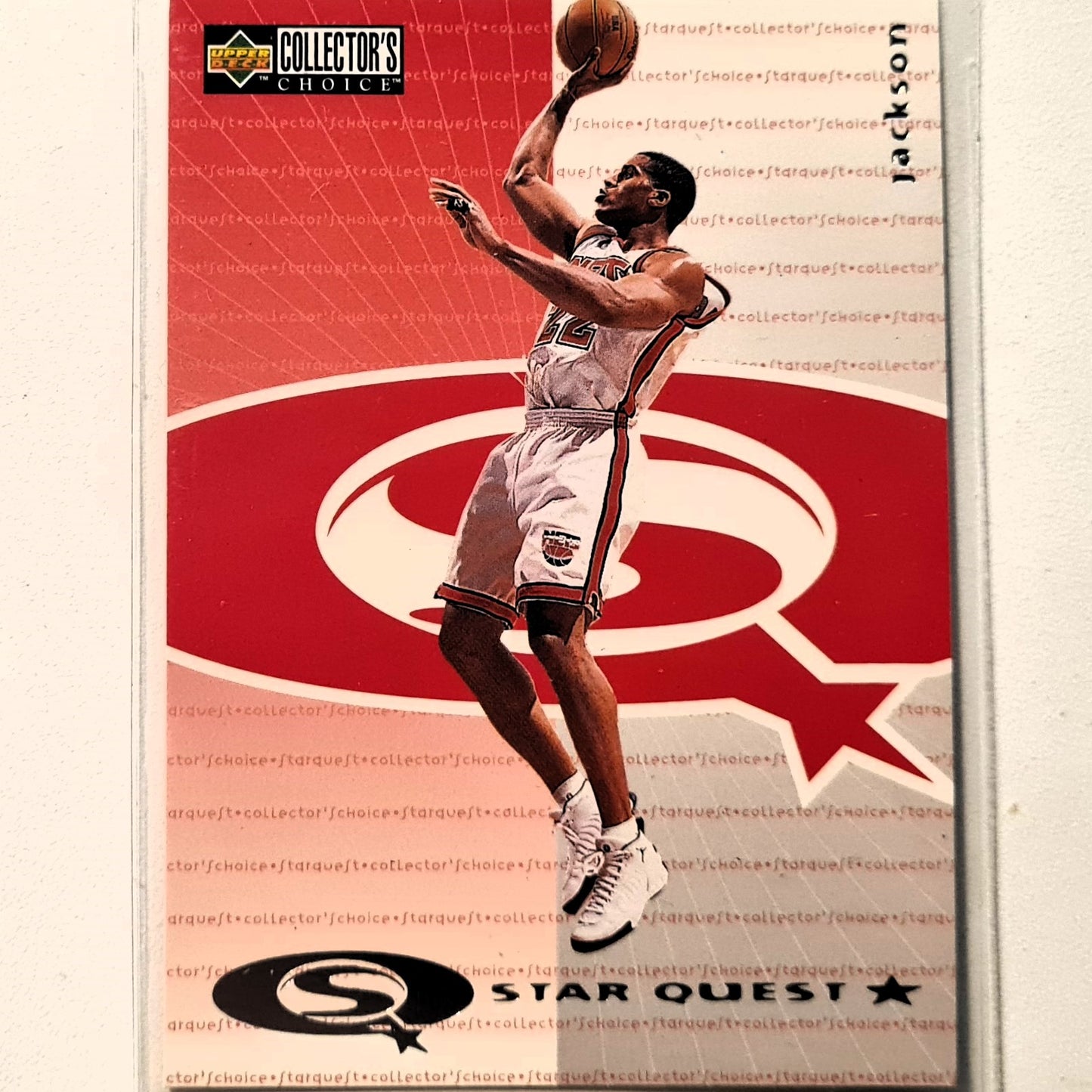 Jim Jackson 1997 Upper-Deck Star Quest SQ10 NBA Basketball new jersey nets/76ers Excellent Sleeved