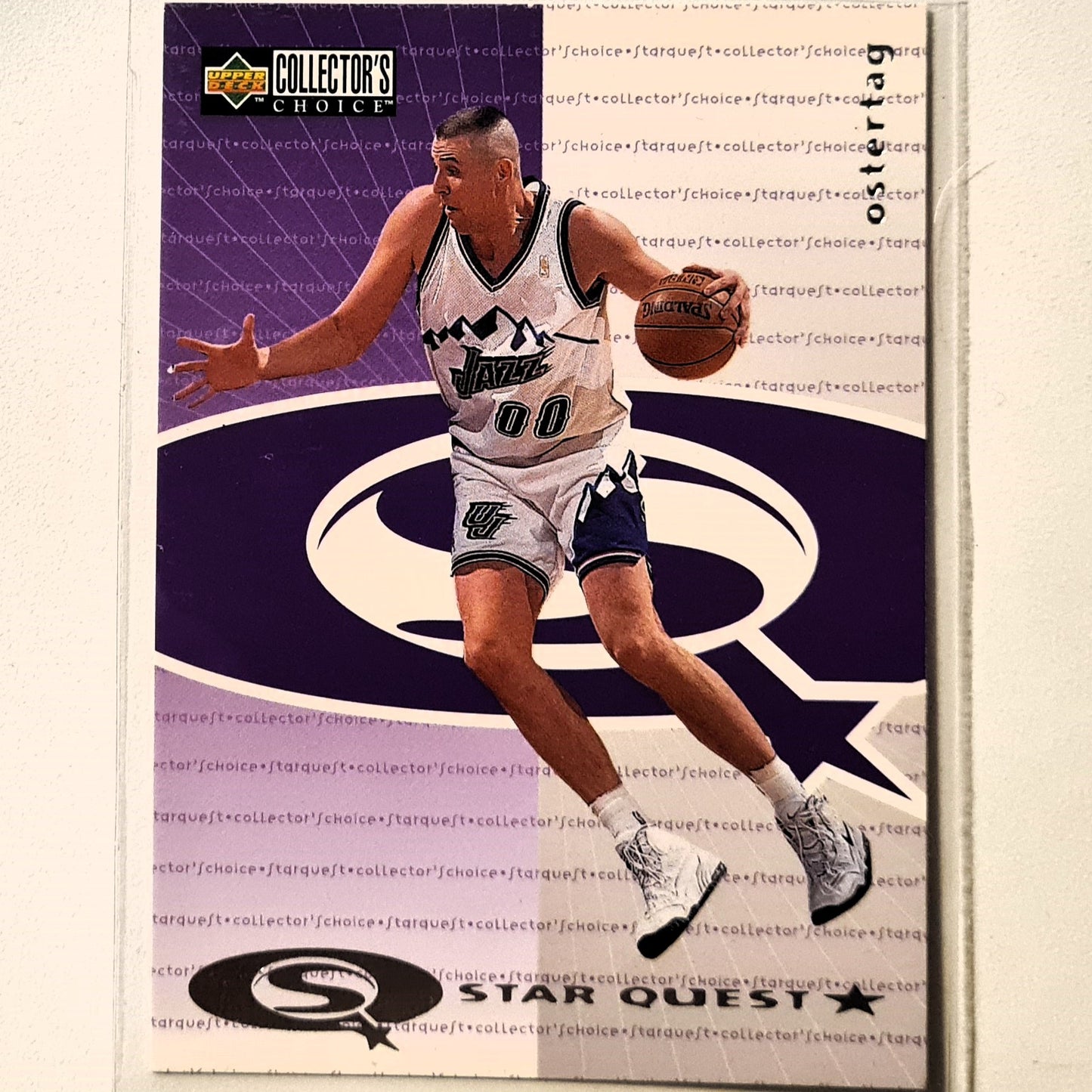 Greg Ostertag 1997 Upper-Deck Star Quest SQ26 NBA Basketball Utah Jazz Excellent Sleeved