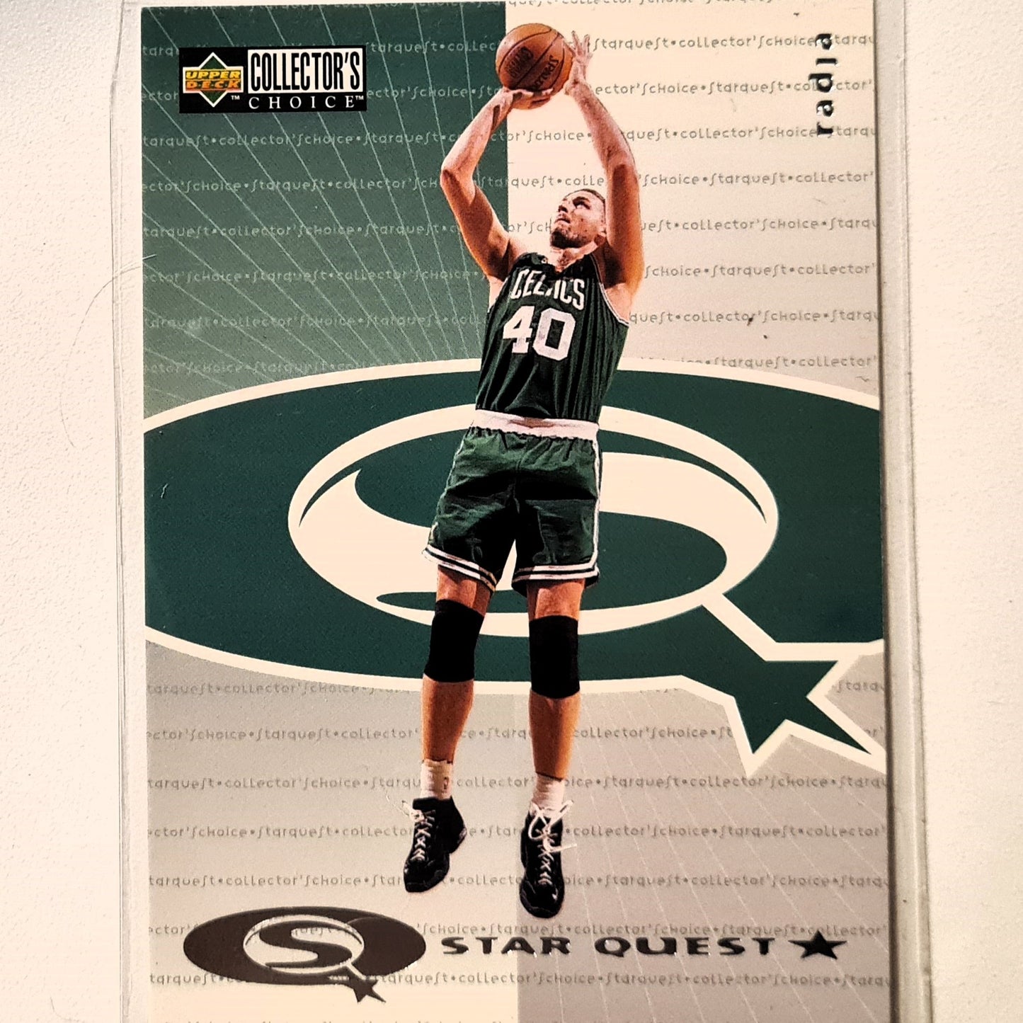 Dino Radja 1997 Upper-Deck Star Quest SQ25 NBA Basketball Boston Celtics Excellent Sleeved