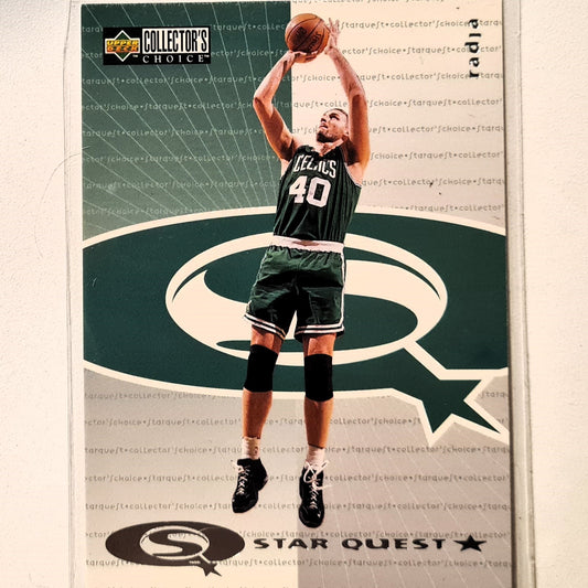 Dino Radja 1997 Upper-Deck Star Quest SQ25 NBA Basketball Boston Celtics Excellent Sleeved