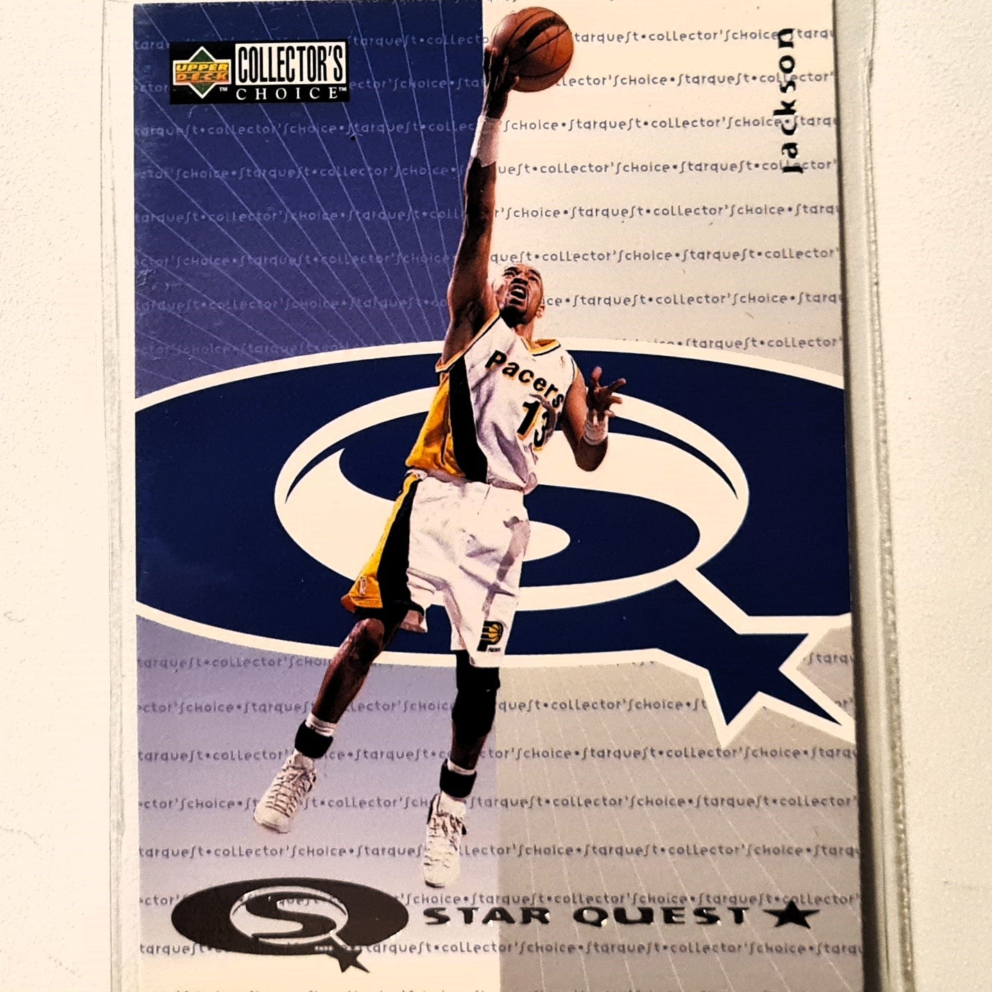 Mark Jackson 1997 Upper-Deck Star Quest SQ24 NBA Basketball Indiana Pacers Excellent Sleeved