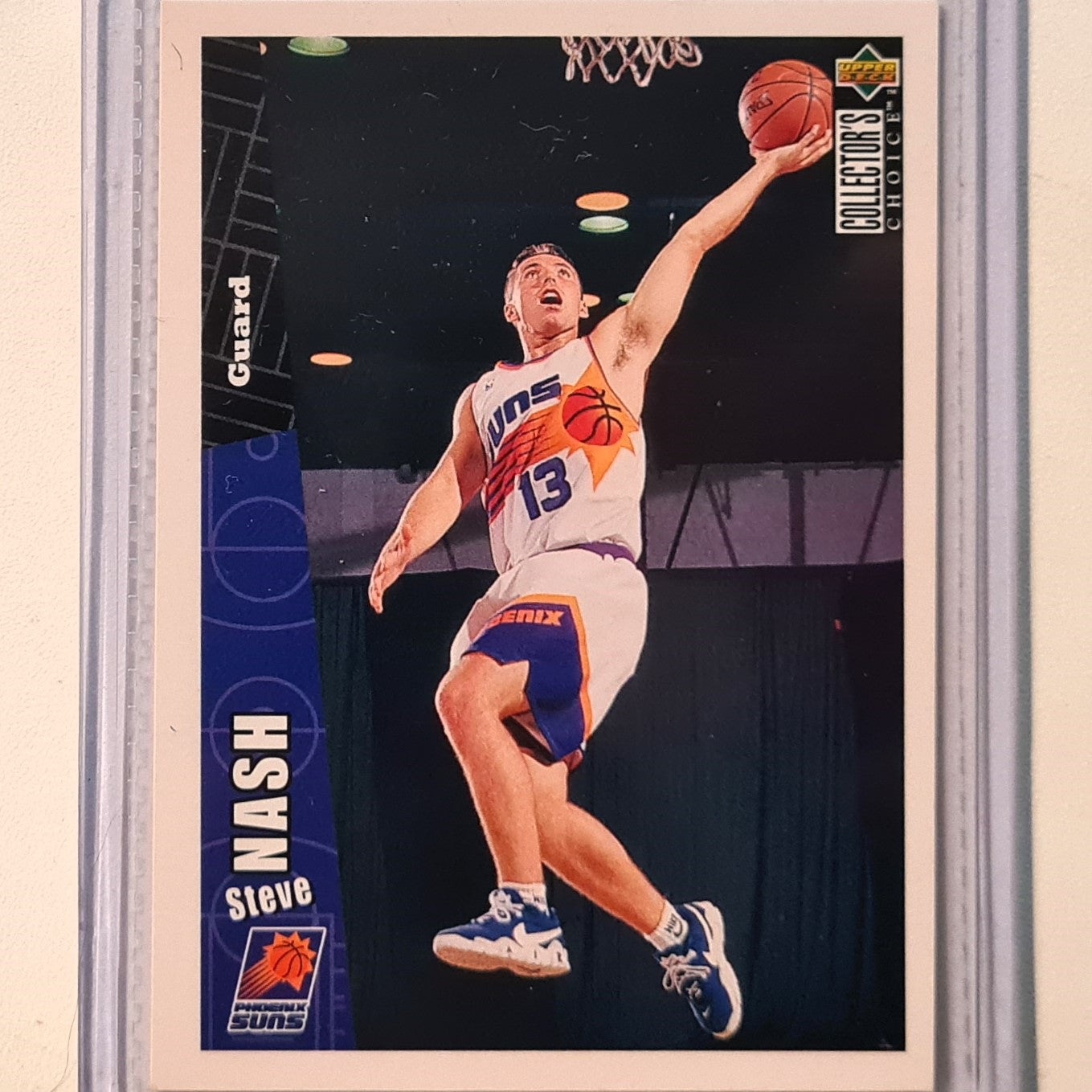Steve Nash 1996 Upper Deck Rookie RC #310 NBA Basketball Phoenix Suns very good Sleeved