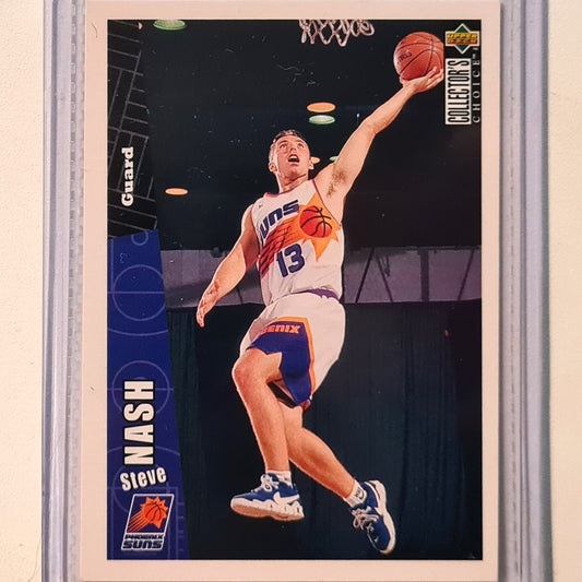 Steve Nash 1996 Upper Deck Rookie RC #310 NBA Basketball Phoenix Suns very good Sleeved