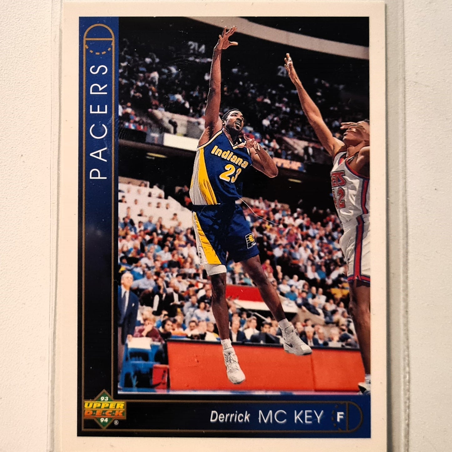 Derrick MC Key 1993 Upper Deck #356 NBA Basketball Indiana Pacers  Excellent Sleeved