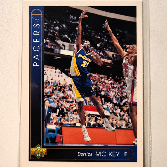 Derrick MC Key 1993 Upper Deck #356 NBA Basketball Indiana Pacers  Excellent Sleeved