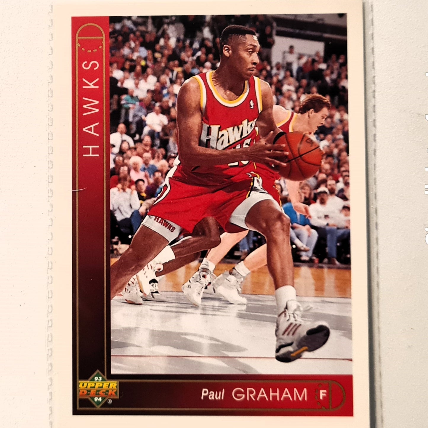 Paul Graham 1993 Upper Deck #57 NBA Basketball Atlanta Hawks Excellent Sleeved