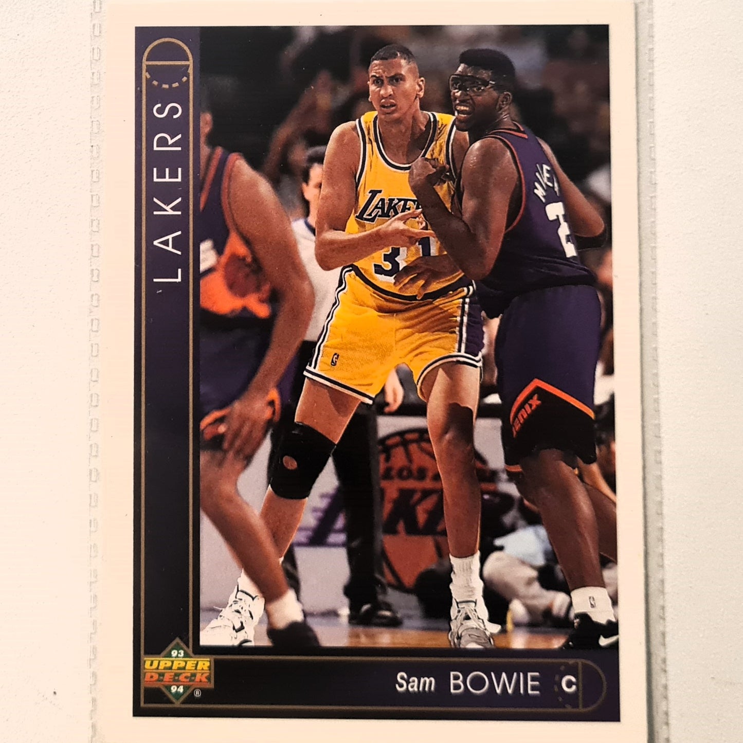 Sam Bowie 1993 Upper Deck #417 NBA Basketball LA Lakers Excellent Sleeved