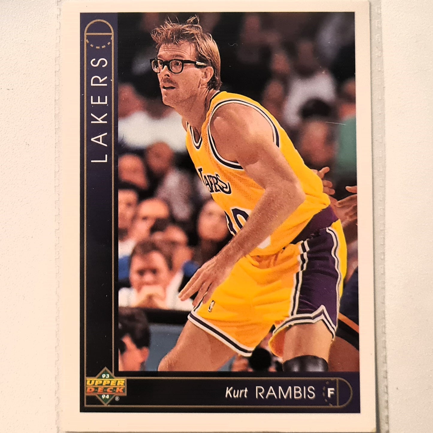 Kurt Rambis 1993 Upper Deck #364 NBA Basketball LA Lakers Excellent Sleeved