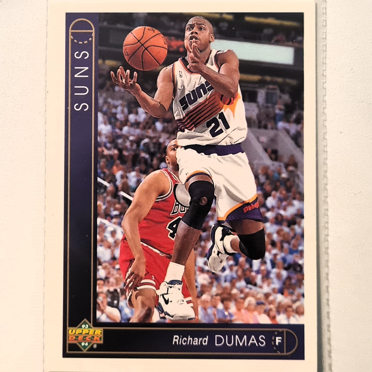 Richard Dumas 1993 Upper Deck #58 NBA Basketball Phoenix Suns Excellent Sleeved