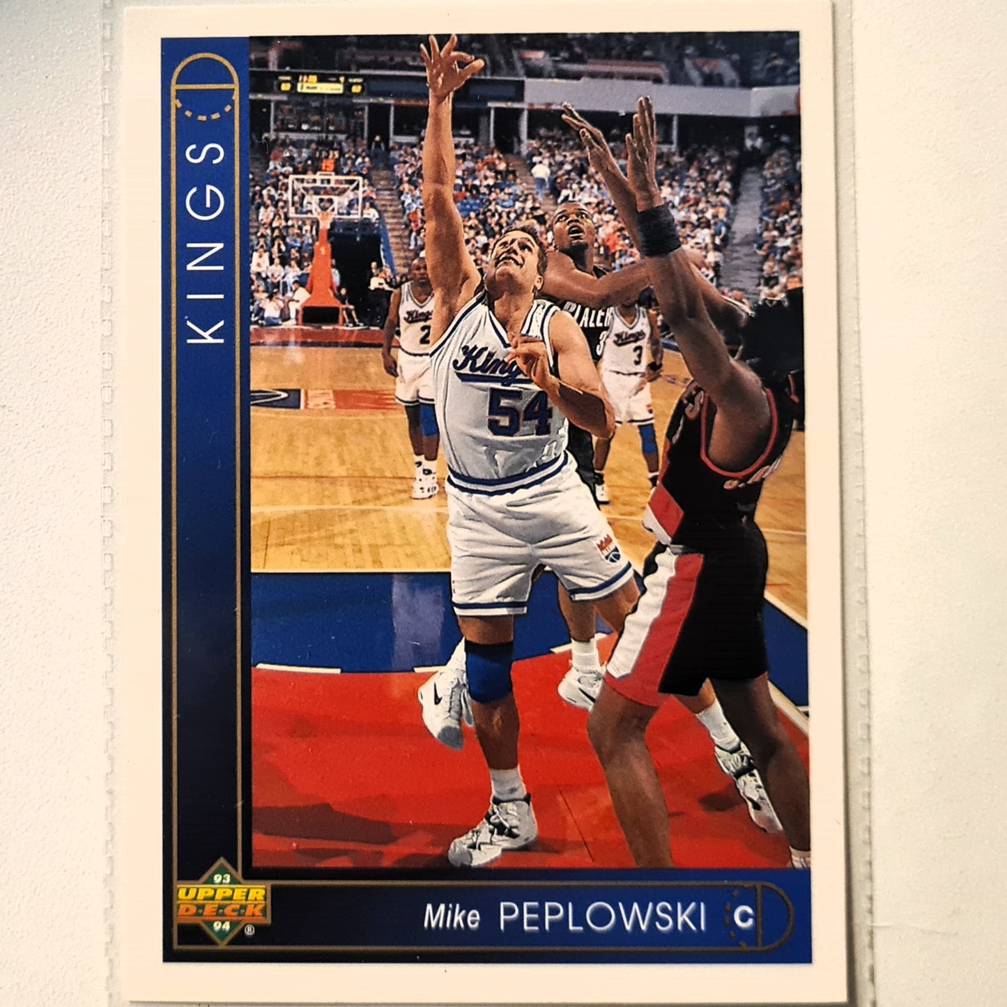 Mike Peplowski 1993 Upper Deck #340 NBA Basketball Sacramento Kings Excellent Sleeved