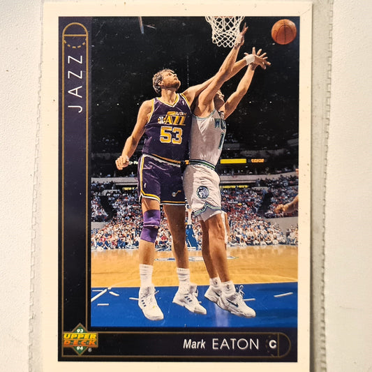 Mark Eaton 1993 Upper Deck #45 NBA Basketball Utah Jazz Excellent Sleeved
