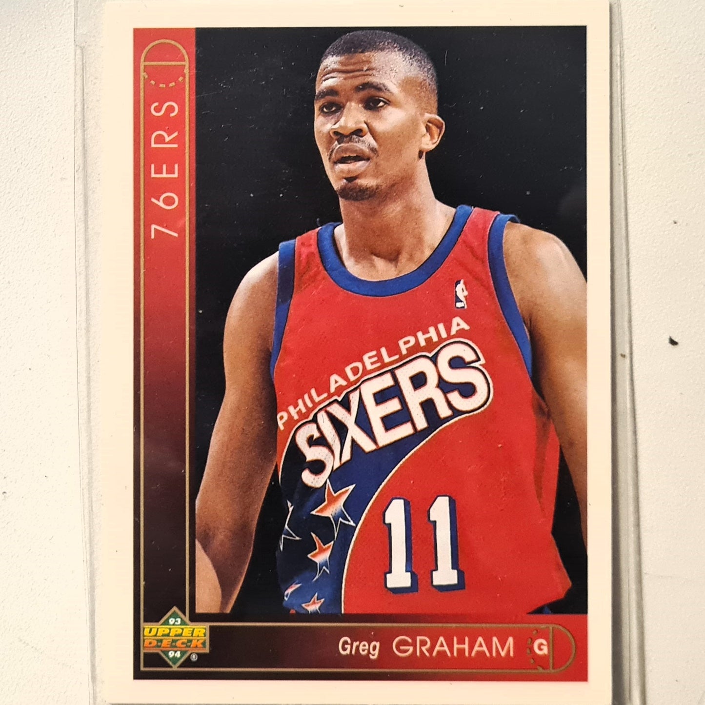 Greg Graham 1993 Upper Deck #388 NBA Basketball Philadelphia 76ers Excellent Sleeved