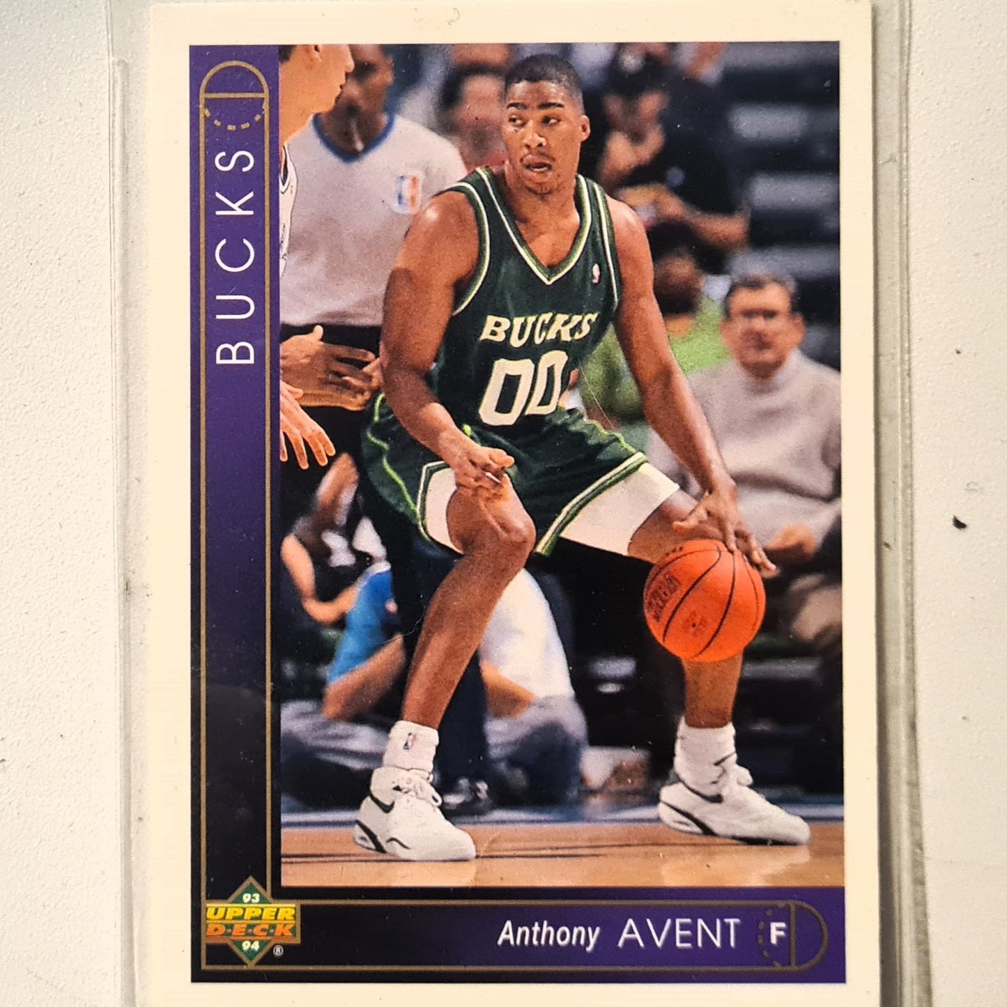 Anthony Avent 1993 Upper Deck #115 NBA Basketball Milwaukee Bucks Excellent Sleeved