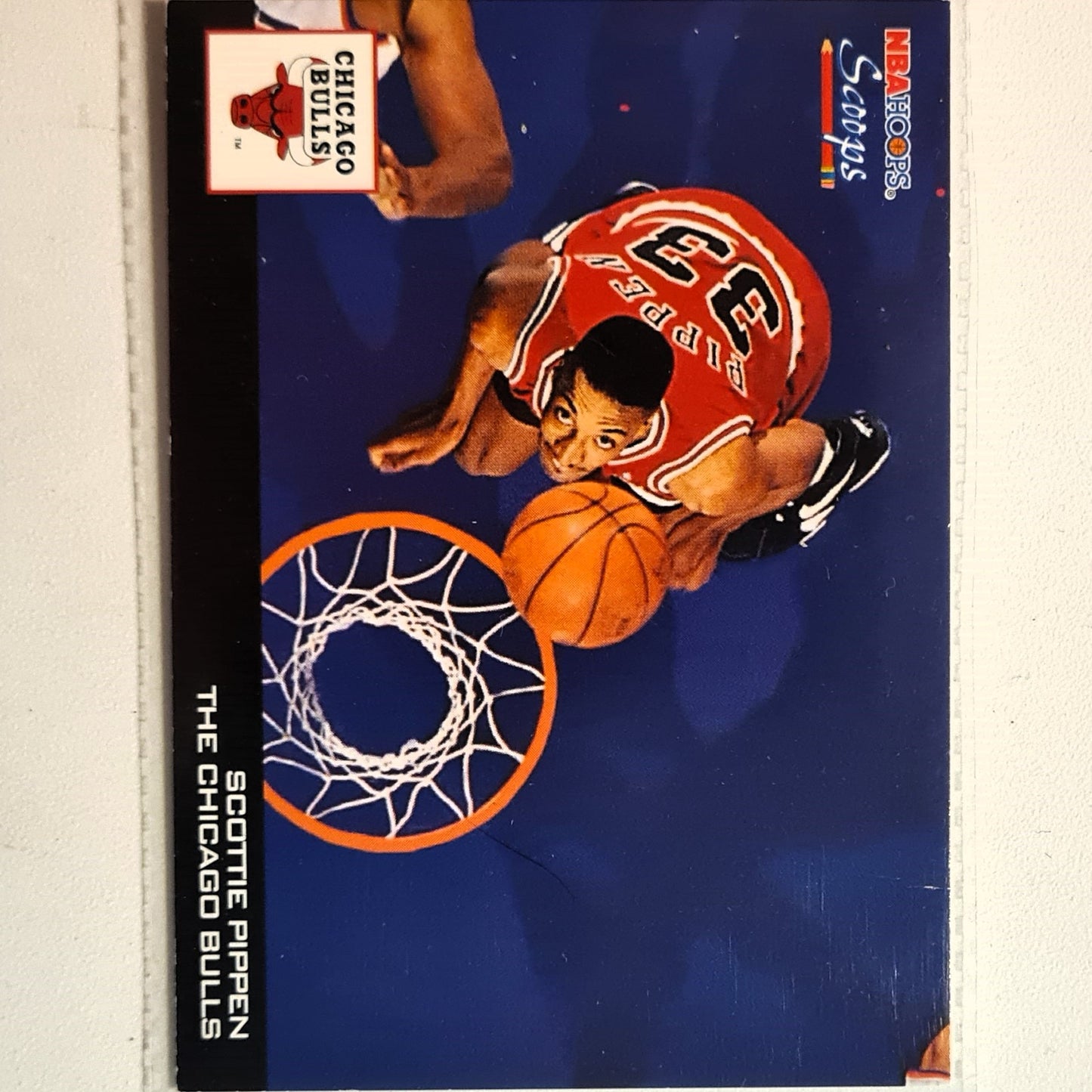 Scottie Pippen 1994 NBA Hoops Scoops HS4 NBA Basketball Chicago Bulls Very good  sleeved