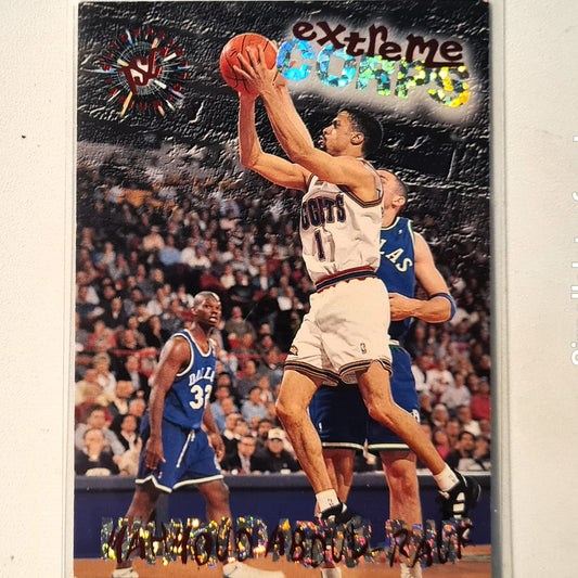 Mahmoud Abdul-Rauf 1995 Topps stadium club extreme corps #107 NBA Basketball Denver Nuggets Excellent Sleeved