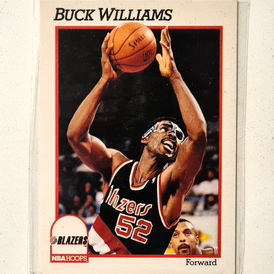 Buck Williams 1991 NBA Hoops #179 NBA Basketball Toronto Trail Blazers Excellent Sleeved