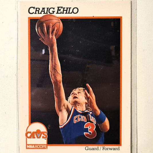 Craig Ehlo 1991 NBA Hoops #337 NBA Basketball Cleveland Cavaliers Excellent Sleeved