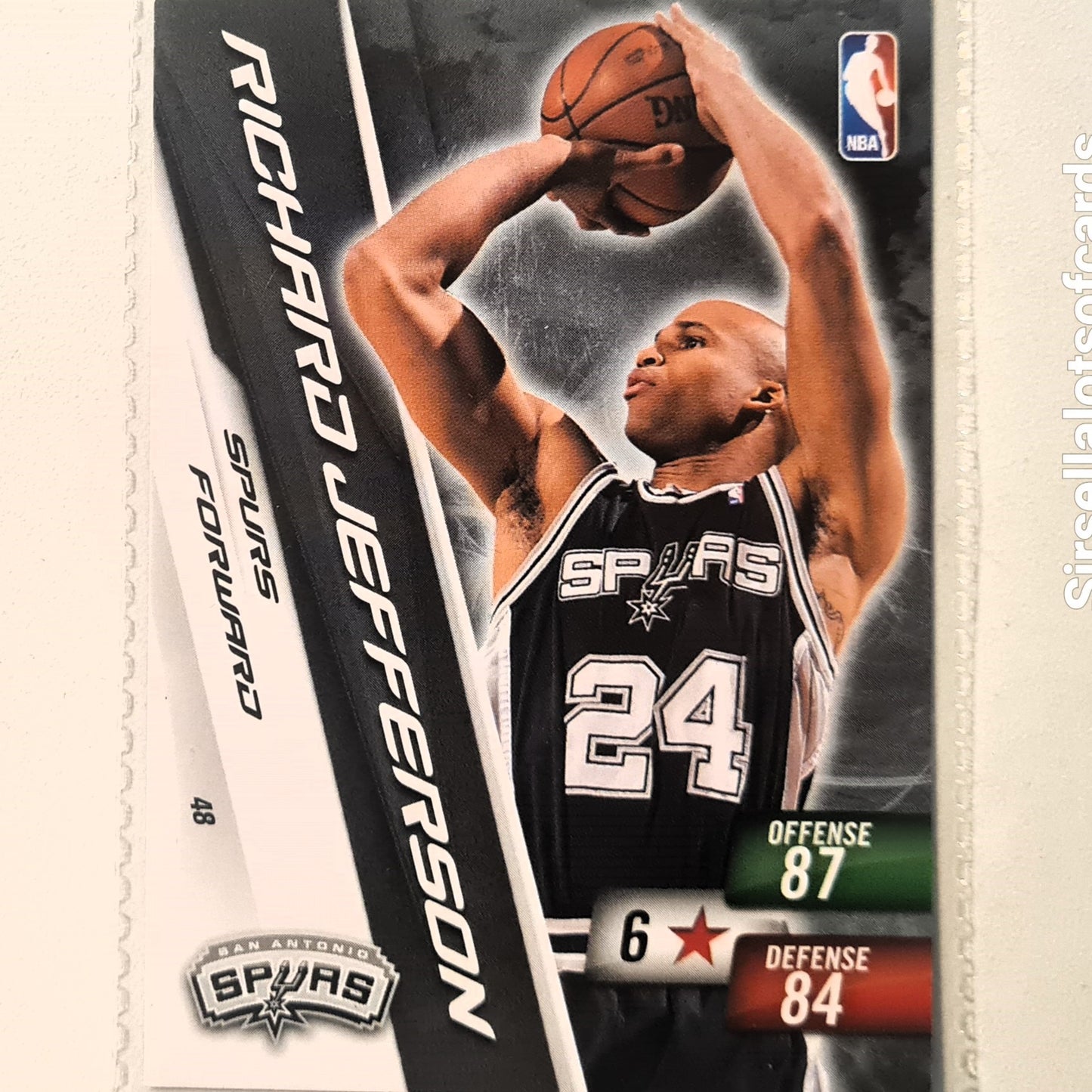Richard Jefferson 2010-11 Panini Adrenalyn XL #48 NBA Basketball San Antonio Spurs very good