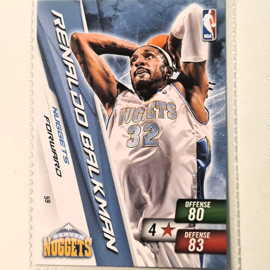 Renaldo Balkman 2010-11 Panini Adrenalyn XL #59 NBA Basketball Denver Nuggets very good
