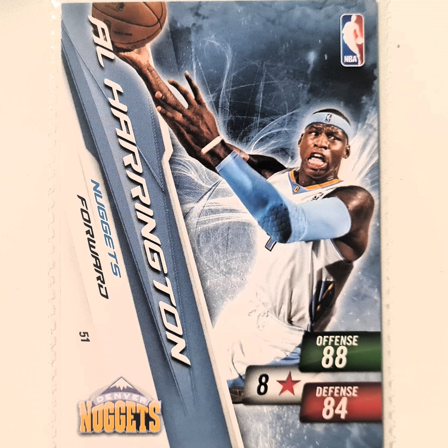 Al Harrington 2010-11 Panini Adrenalyn XL #51 NBA Basketball Denver Nuggets very good sleeved