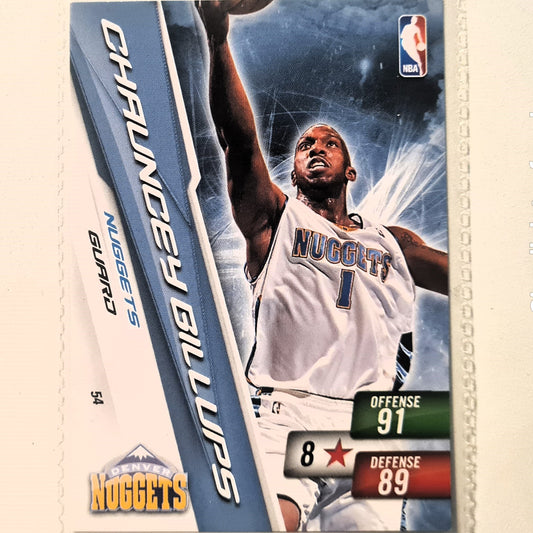 Chauncey Billups 2010-11 Panini Adrenalyn XL #54 NBA Basketball Denver Nuggets very good sleeved