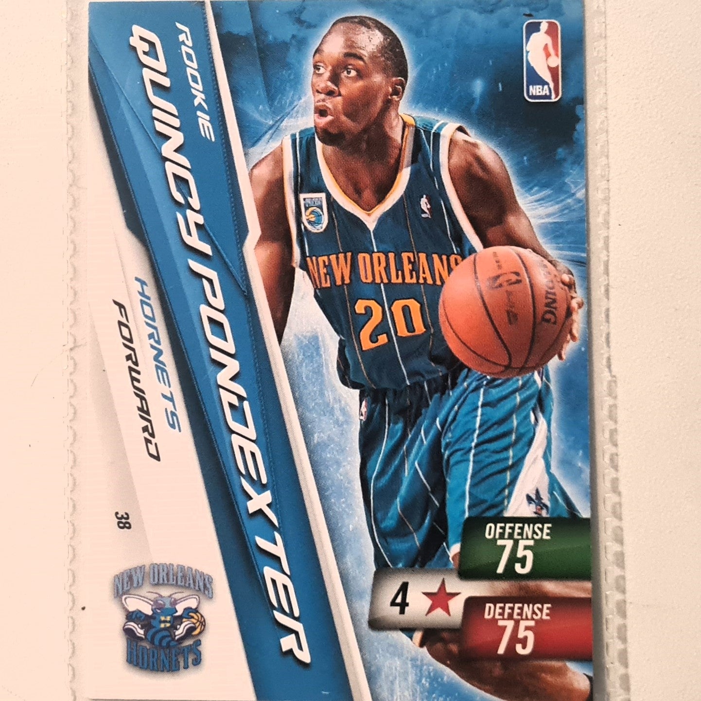 Quincy Pondexter Rookie RC 2010-11 Panini Adrenalyn XL #38 NBA Basketball New Orleans Pelicans very good sleeved