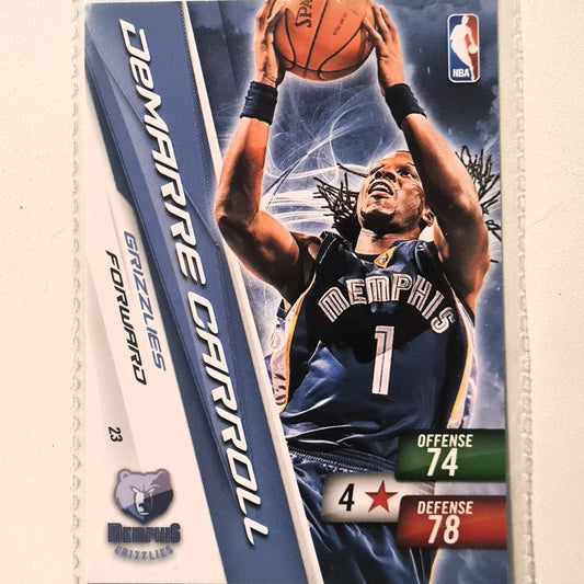 DeMarre Carroll 2010-11 Panini Adrenalyn XL #23 NBA Basketball Memphis Grizzlies very good sleeved