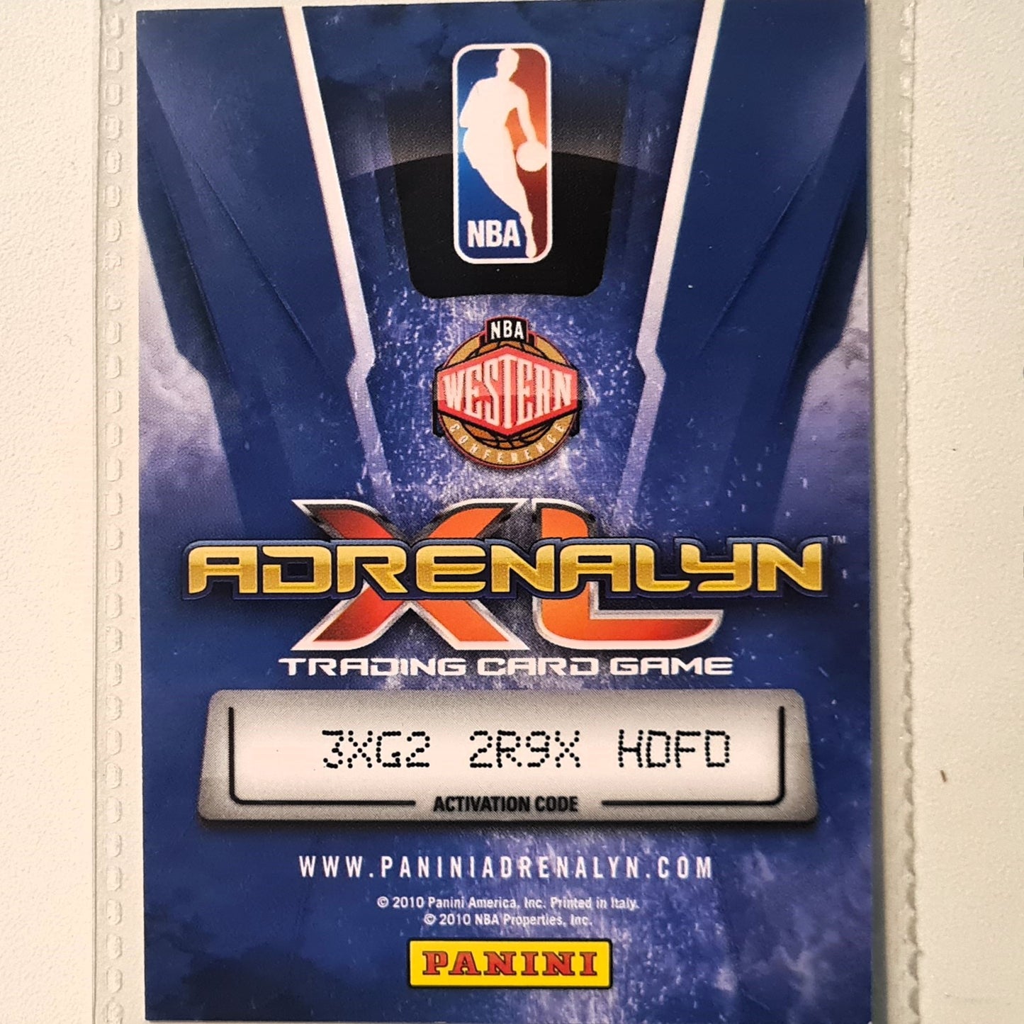 Greg Oden 2010-11 Panini Adrenalyn XL #75 NBA Basketball Portland Trail Blazers very good sleeved