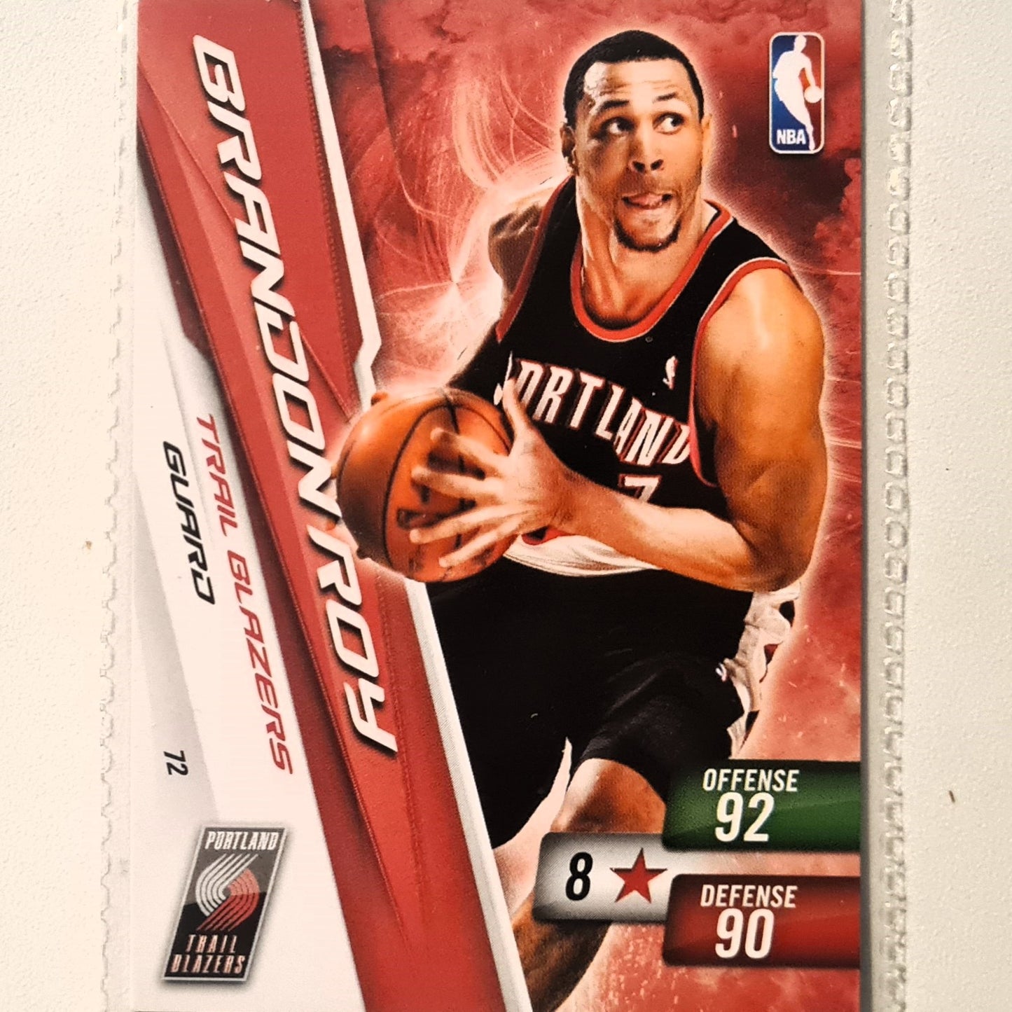 Brandon Roy 2010-11 Panini Adrenalyn XL #72 NBA Basketball Portland Trail Blazers very good sleeved