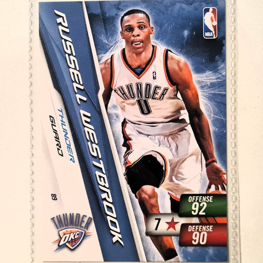 Russell Westbrook 2010-11 Panini Adrenalyn XL #89 NBA Basketball Oklahoma city very good sleeved
