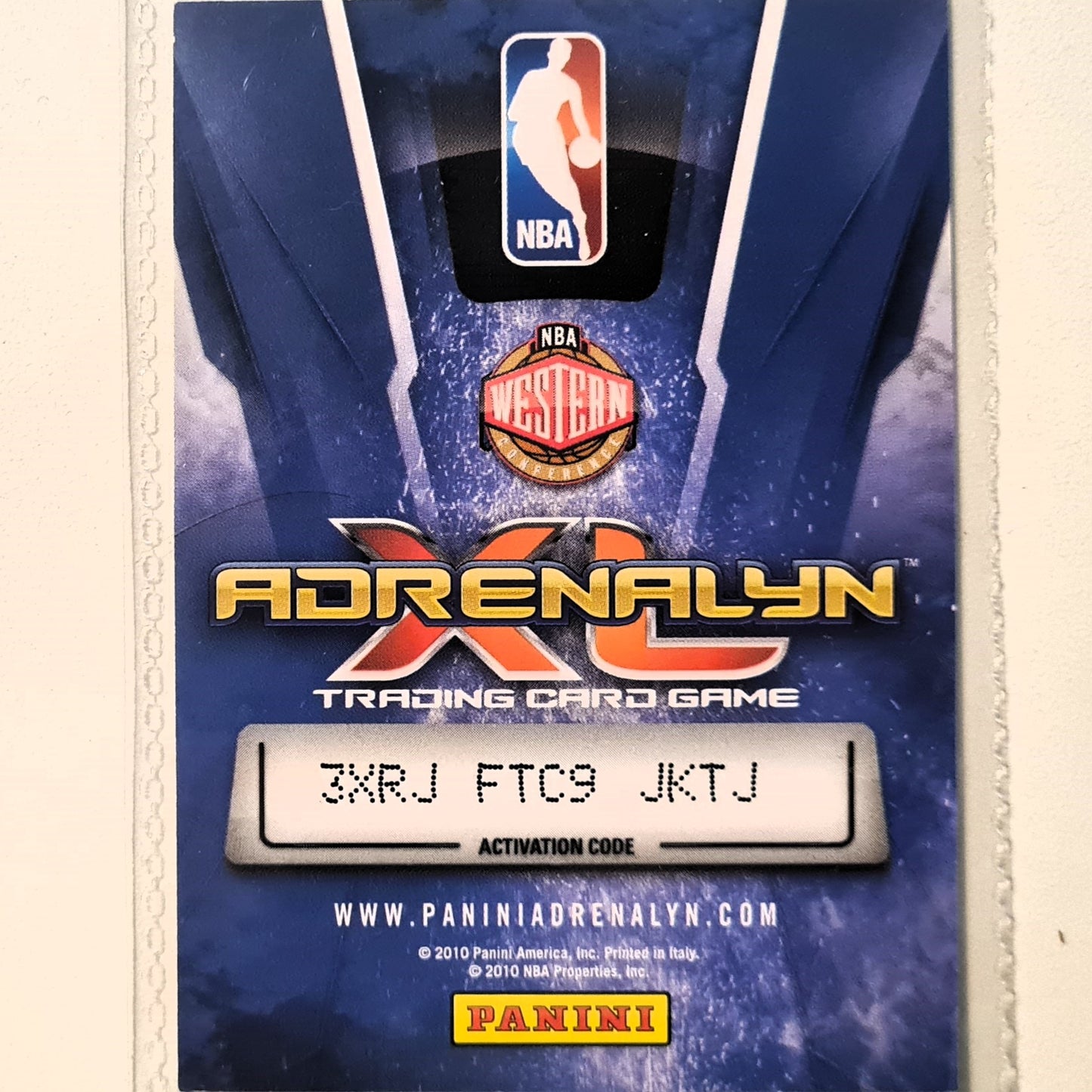 Russell Westbrook 2010-11 Panini Adrenalyn XL #89 NBA Basketball Oklahoma city very good sleeved